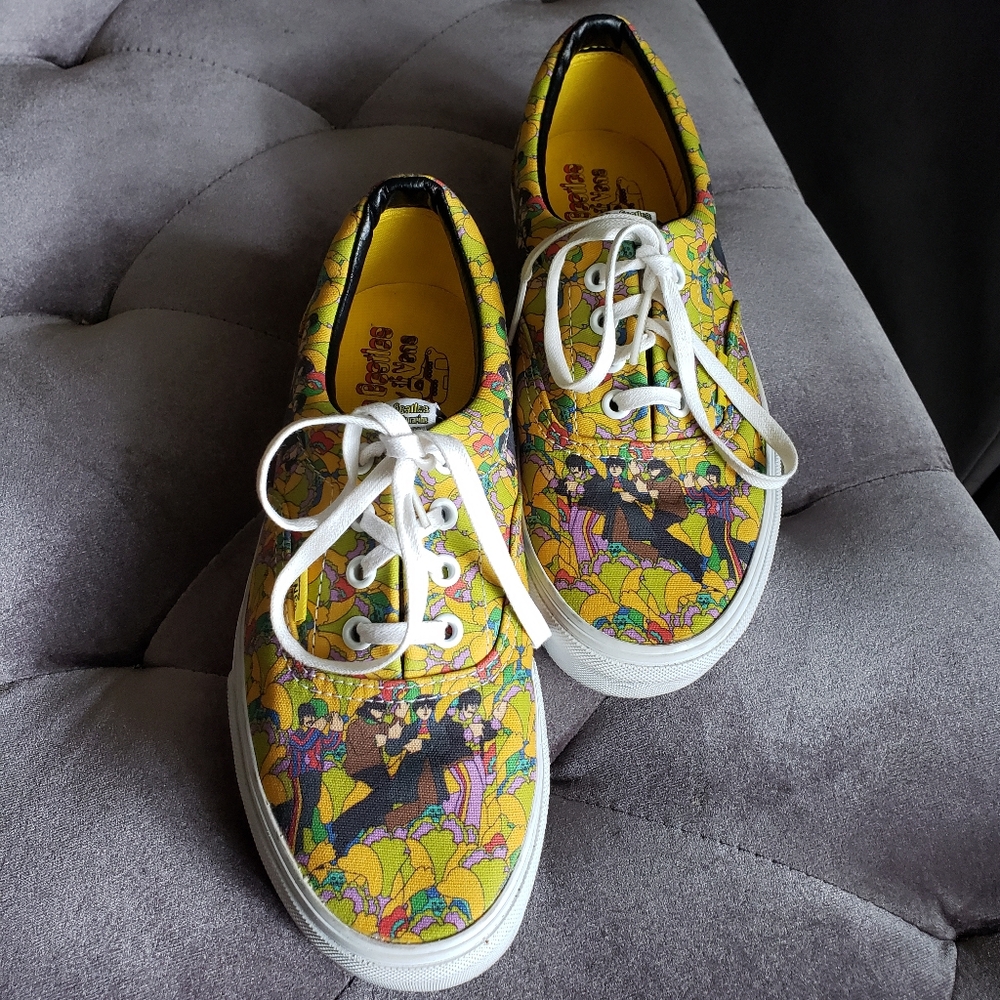 Vans 2013 Yellow Submarine The Beatles Shoes Womens US 7.5 men's 6